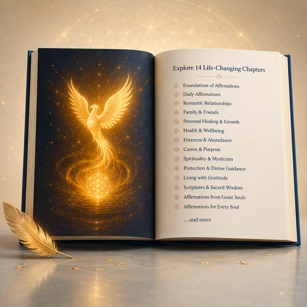 Open book displaying Phoenix